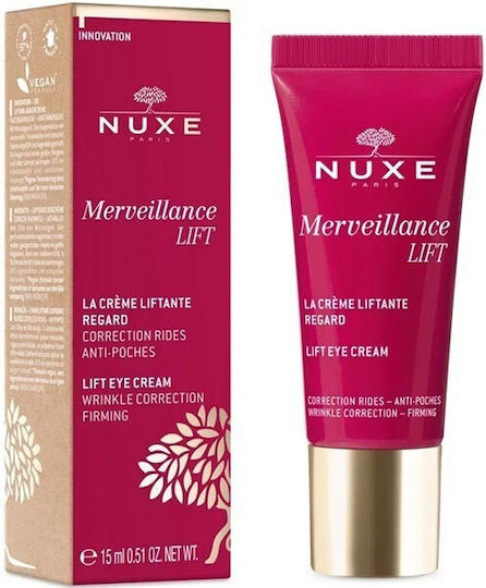 Nuxe Merveillance Lift Eye Cream for Anti-Aging, Dark Circles, Eye Bags & Firming 15ml