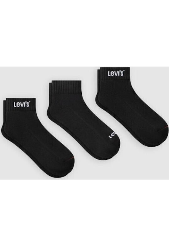 Levi's Cut Мъжки Чорапи Черни 2Pack