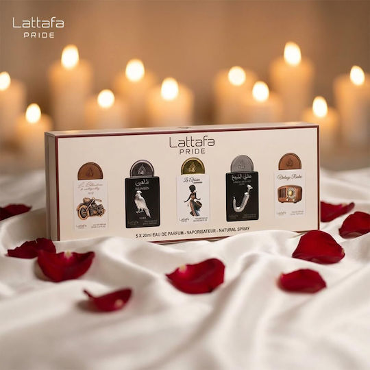 Lattafa Pride Collection No.5 Set de Parfumuri Unisex Eau De Parfum 5 Arome Diferite Set 5x20ml