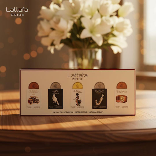 Lattafa Pride Collection No.5 Set de Parfumuri Unisex Eau De Parfum 5 Arome Diferite Set 5x20ml