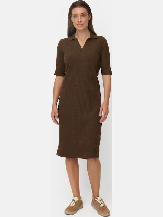 Rochie Tricotată Maro T-shirt