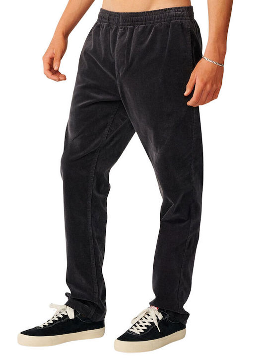 Men's Trousers Washed Black