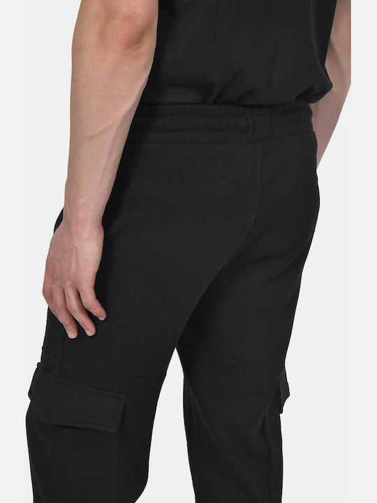 Мъжки панталон Cargo Regular Fit Черен