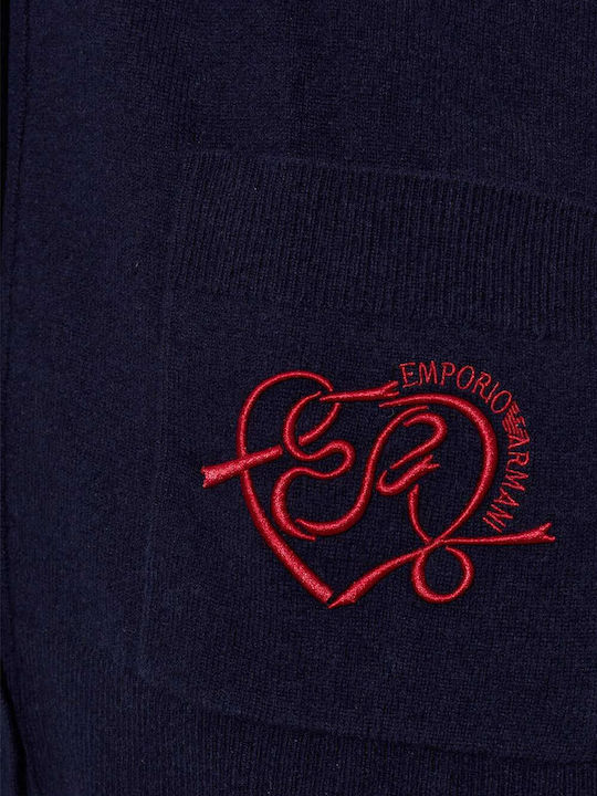 Damen Strickjacke Navy Blau