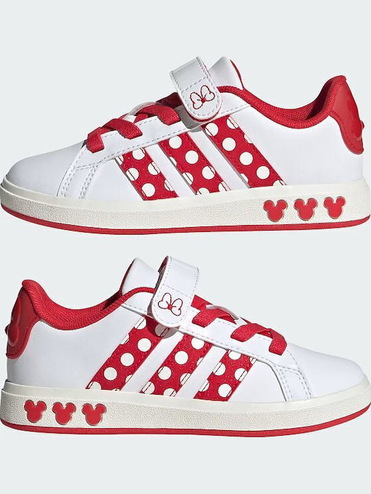 Disney Minnie Mouse Grand Court Παιδικά Sneakers Κόκκινα