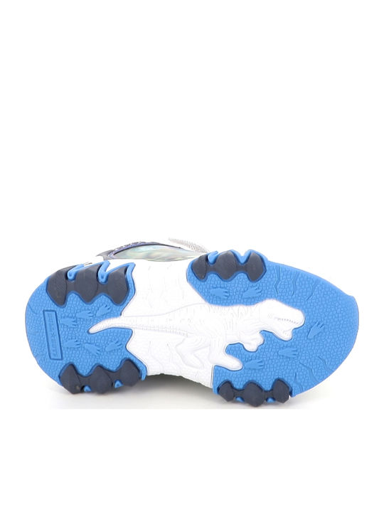 Spinosauro Kinder Sneaker mit Lichtern Blau