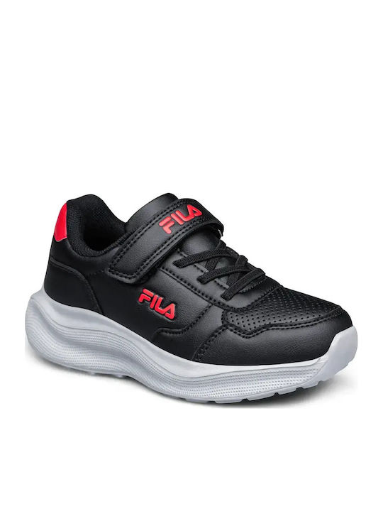 Kinder Sneaker mit Bügel- und Schleifenverschluss Schwarz