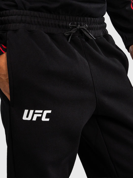 Sweatpants with Elastic Black/White