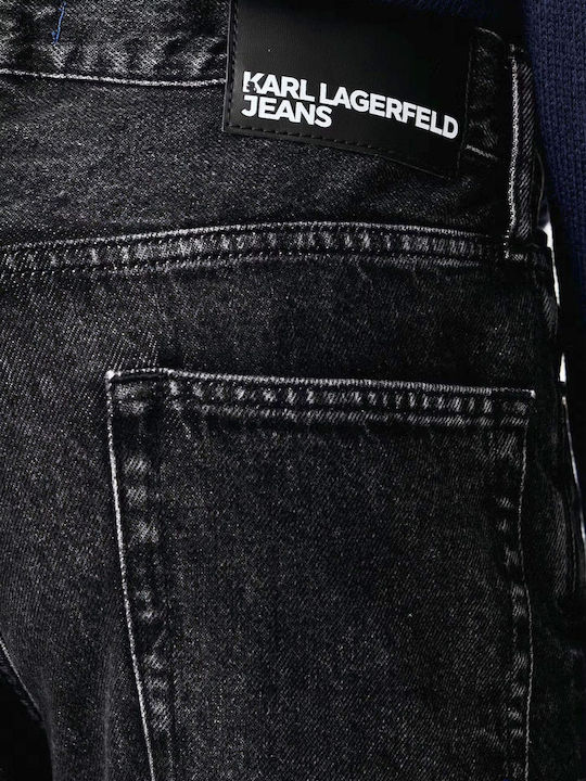 Men's Jeans Pants Tapered Black