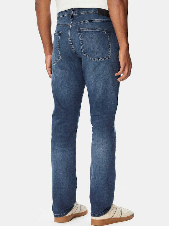 Мъжки Еластични Дънки Slim Fit в Тъмносиньо