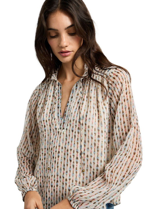 Long Sleeve Women's Shirt Powder Rose
