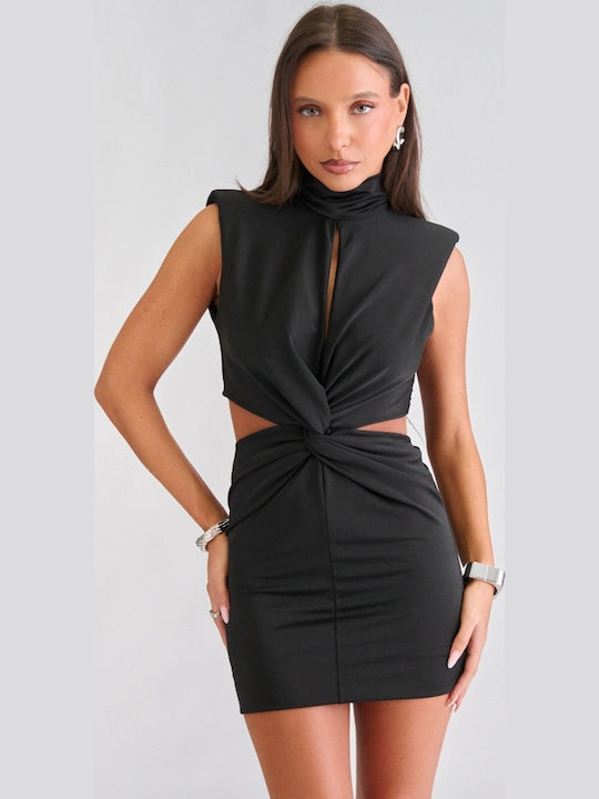Summer Mini Evening Dress Black