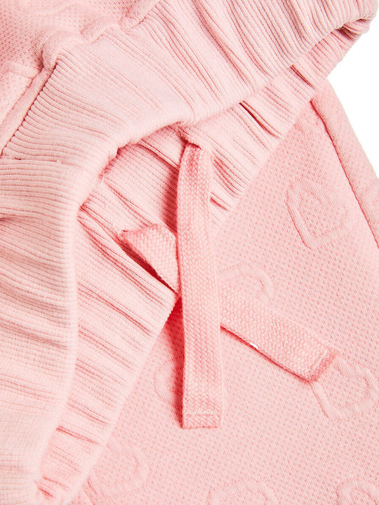 Kids Set With Pants Winter 2 Pieces Pink