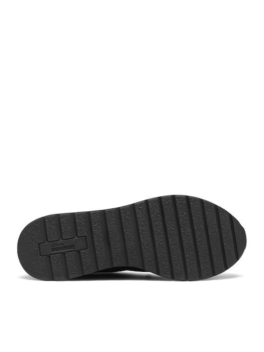 Suede Herren Freizeitschuhe Schwarz