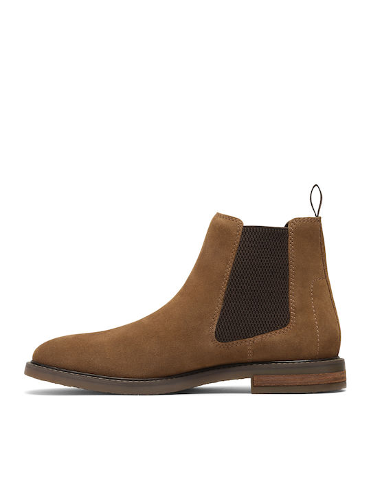 Jaxen Easy Suede Ghete Barbați Maro