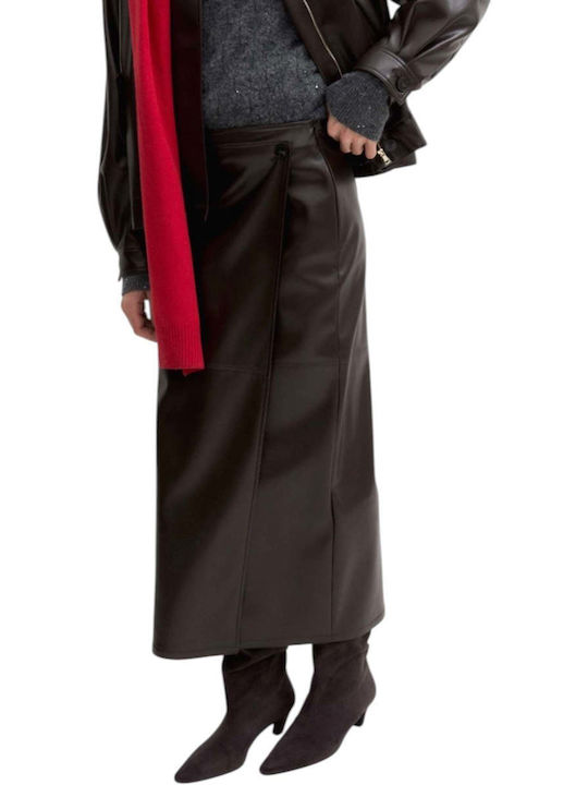 Midi Black Skirt