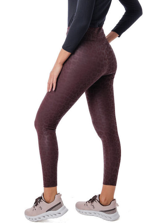 Women's Burgundy Leggings