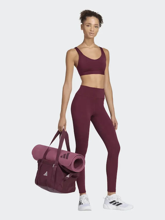 Adidas Training Дамски Клин Висока Талия Dark Red