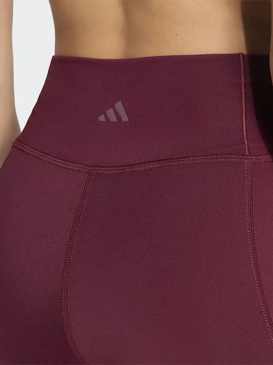 Adidas Training Дамски Клин Висока Талия Dark Red