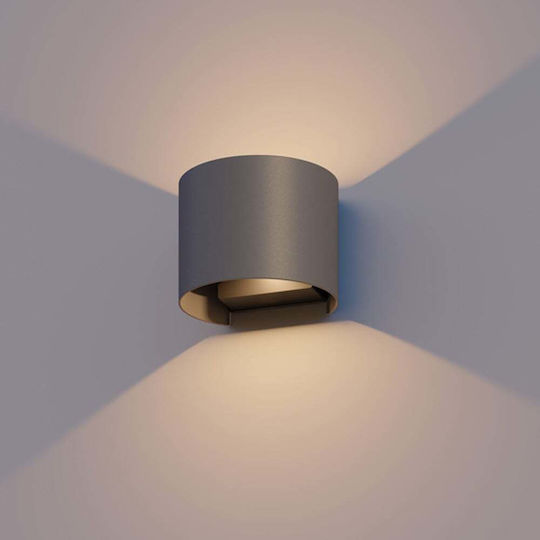 Lampa Calex Verona Стенна Външна Таванна Лампа LED IP54 7W с Топла Бяла Светлина 3x4.5x8.5см