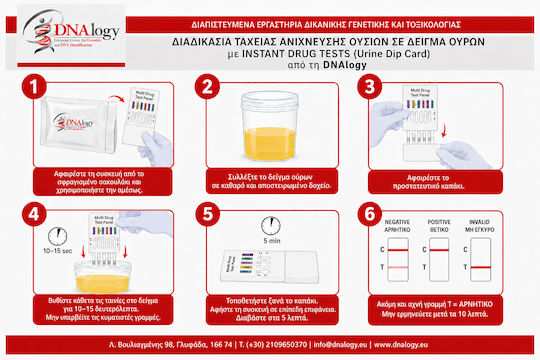 DNAlogy Instant Pro 14 Drogentests in Streifen 1 Stück