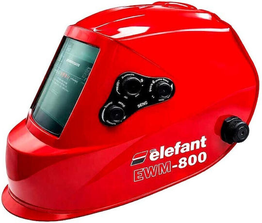 Elefant Заваръчна Маска Зрително Поле 100x80мм Черен