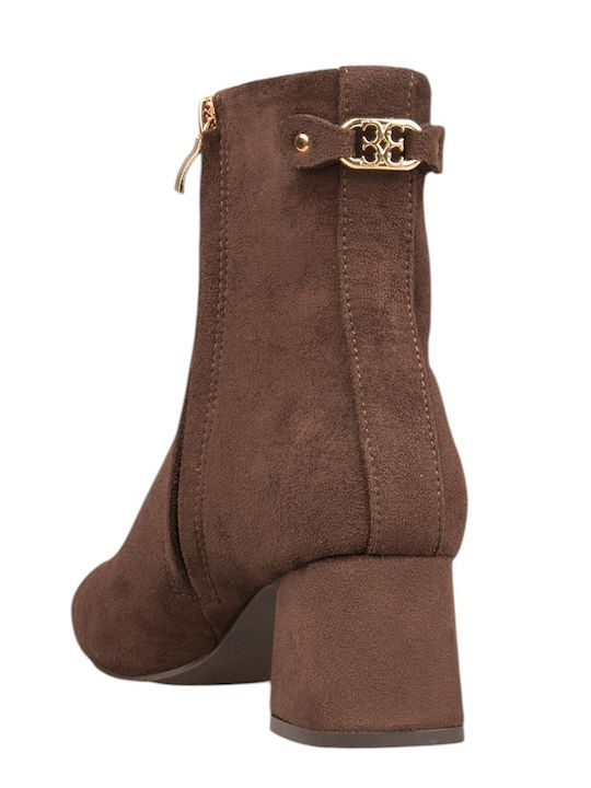Damen Stiefeletten Braun