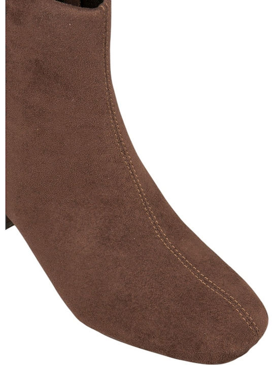 Damen Stiefeletten Braun