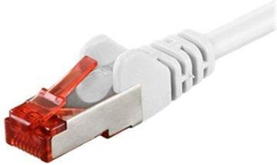 Goobay S/FTP Кат.6 (Gigabit) Мрежов Кабел Ethernet 3м Бял