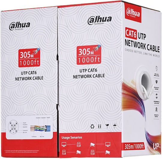 Dahua U/UTP Cat.6 (Gigabit) Network Cable Ethernet White