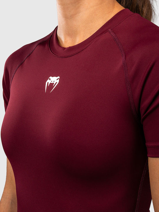 Venum Γυναικεία Κοντομάνικη Μπλούζα VENUM-05595-049 για Jiu-Jitsu / MMA Μωβ