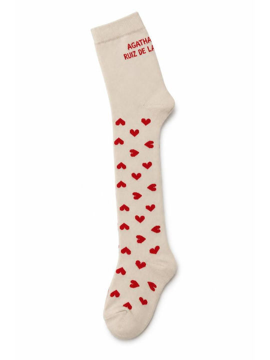 Agatha Ruiz De La Prada Детски чорапогащници Blanco
