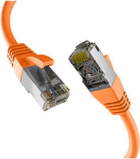 EFB S/FTP Kat.8.1 Netzwerkkabel Ethernet 3m Orange