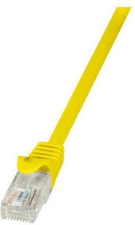 LogiLink S/FTP Cat.6a (Gigabit) Мрежов Кабел Ethernet 5м Жълт