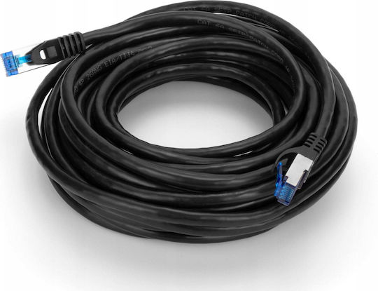 Montis S/FTP Cat.6a Gigabit Network Cable Ethernet 10m Black