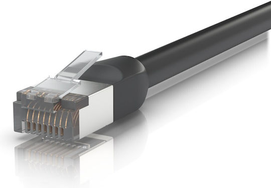 Ubiquiti U/FTP (STP) Cat.5e (Gigabit) Мрежов Кабел Ethernet Външен 5м Черен