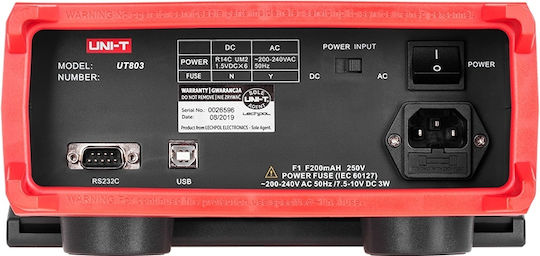 Tele Ψηφιακό Πολύμετρο με Μέτρηση AC / DC UT803