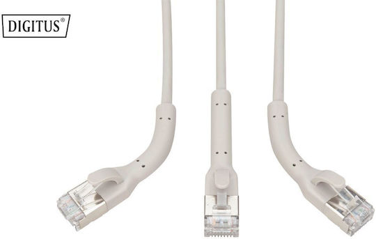 Digitus Директно Свързване На Мед Cat.6a (Gigabit) Мрежов Кабел Ethernet 0.5м Сив 10 Бройки