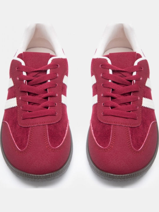 Damen Sneakers Burgundisch