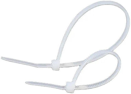 Invictus Plastic Cable Ties 350mm x 5mm in White Colour (100 pcs) 22.03.0111
