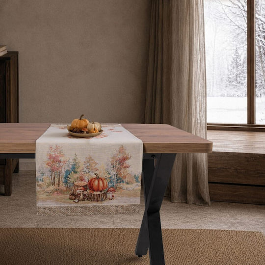 Teoran Checkered Tablecloth Set 2 Pieces Ottono Beige