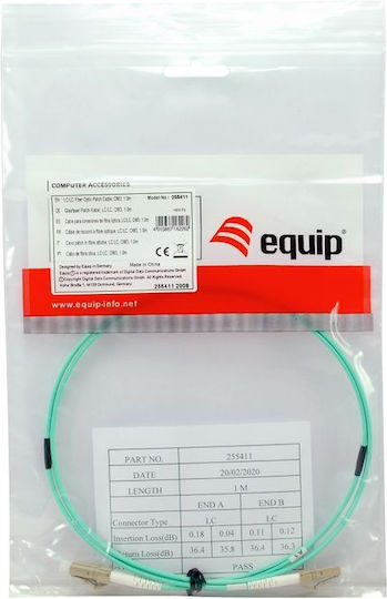 Equip Optical Fiber Cable 7.5m Turquoise