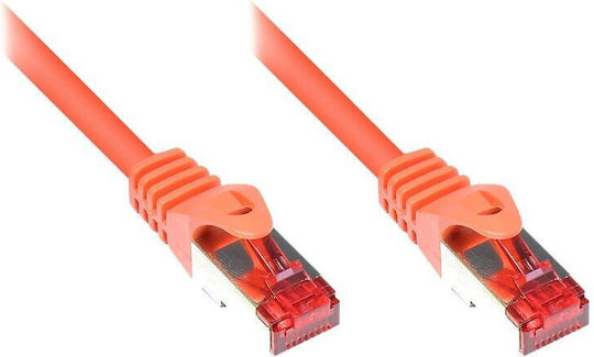 3M S/FTP Кат.6 (Gigabit) Мрежов Кабел Ethernet 3м Оранжев