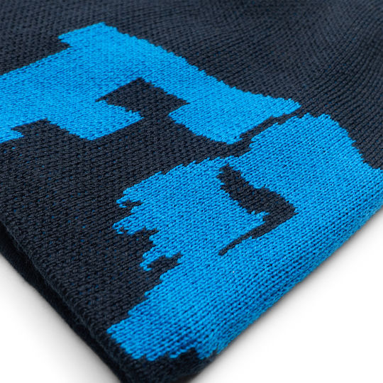 Men's Knitted Beanie Blue Colour
