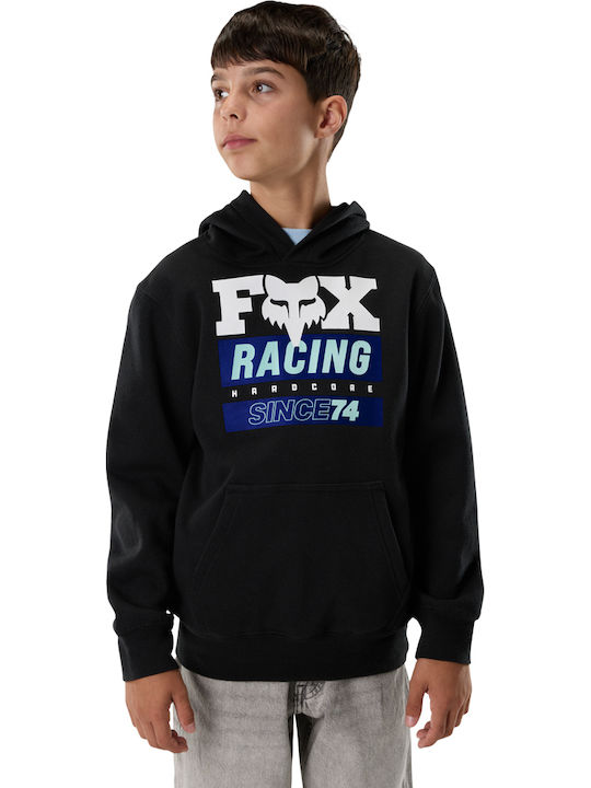 Fleece Kids Sweatshirt With Black Hood