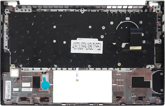 Tastatură Laptop Keyboard Palmrest Hp Elitebook 830 G7 830 G8 1r9k2pc 158t8aa M08699-001 M08700-001 M08701-001 6070b1712601 US Retroiluminat Argintiu Κωδ.40973uspalmbltype2