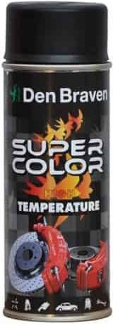 Schwarz Sprayfarbe 400ml Hochtemperaturbeständige Gleichmäßige Oberfläche