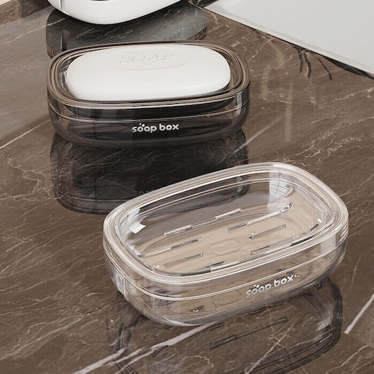 Tavă De Săpun Din Plastic Gri De Birou 6426485487732