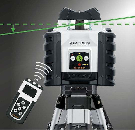Laserliner Quadrum Compact G 210S Self-Leveling Rotary Laser Level Green Beam 7.4V
