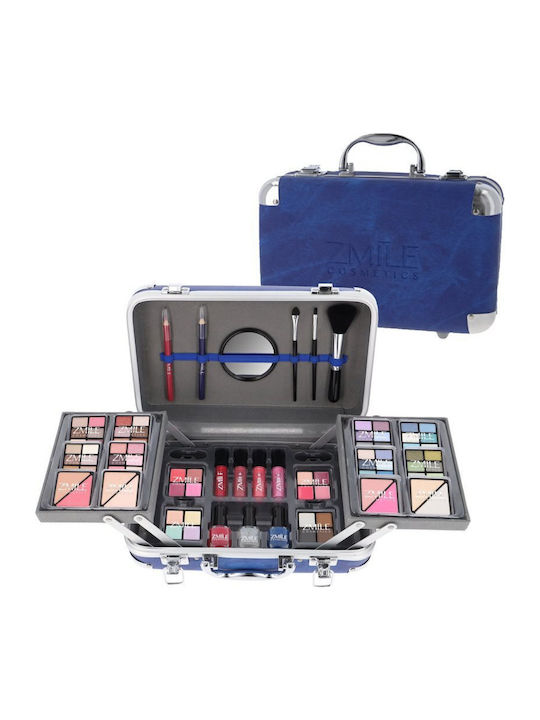 Zmile Cosmetics Traveller Blue Βαλιτσάκι Μακιγιάζ για Πρόσωπο, Μάτια & Χείλη Zmile Cosmetics Traveller Blue Βαλιτσάκι Μακιγιάζ για Πρόσωπο, Μάτια & Χείλη
